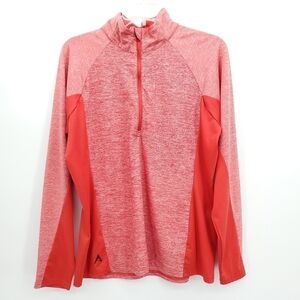 Antigua 1/4 zip long sleeve active golf pullover large